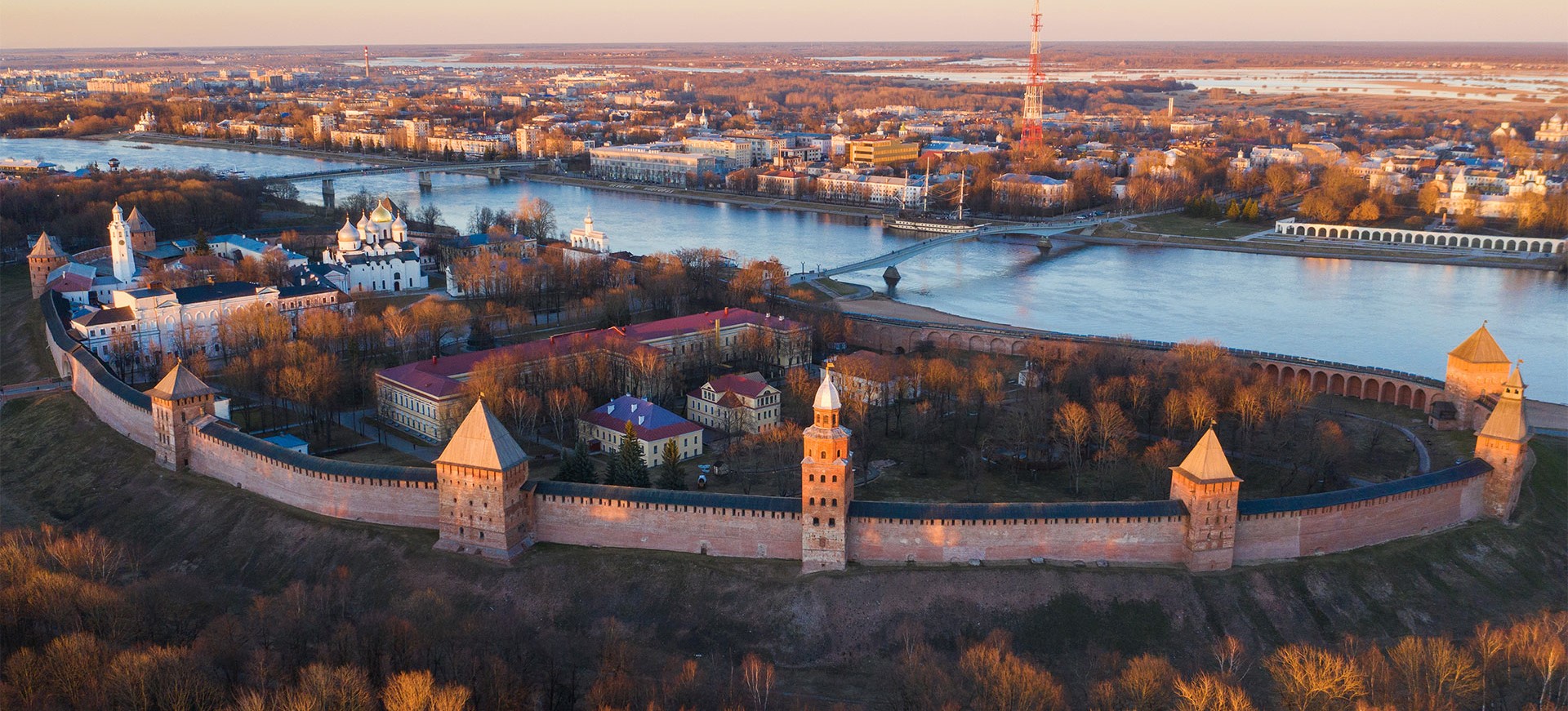 Кремль Великий Новгород фото сверху