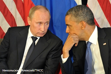 Обама поздравил Путина с победой на выборах