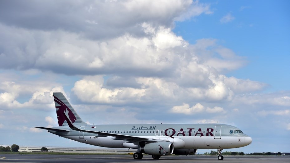 Самолеты 2017 года. Airbus a320 Qatar Airways.