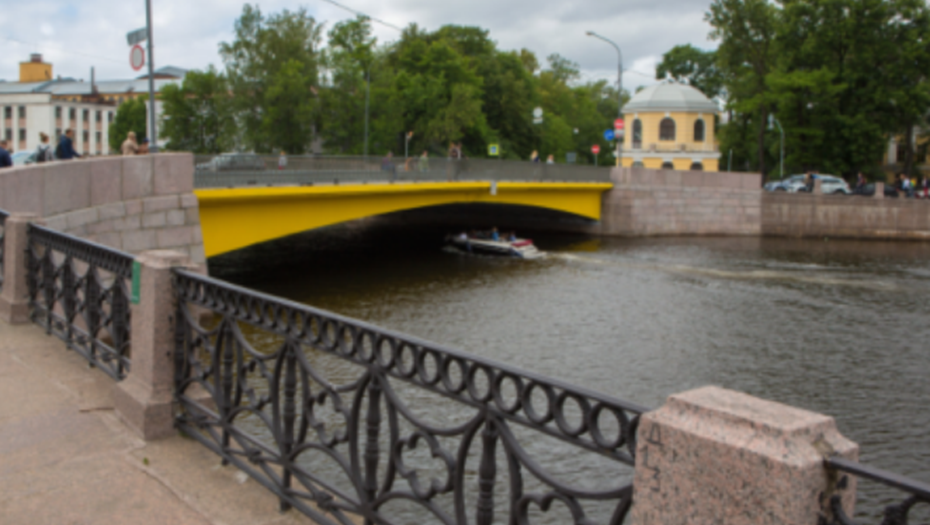 Желтый мост санкт петербург