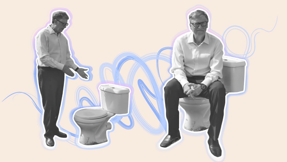 Унитаз без воды Билл Гейтс. Туалет будущего. Туалет без воды