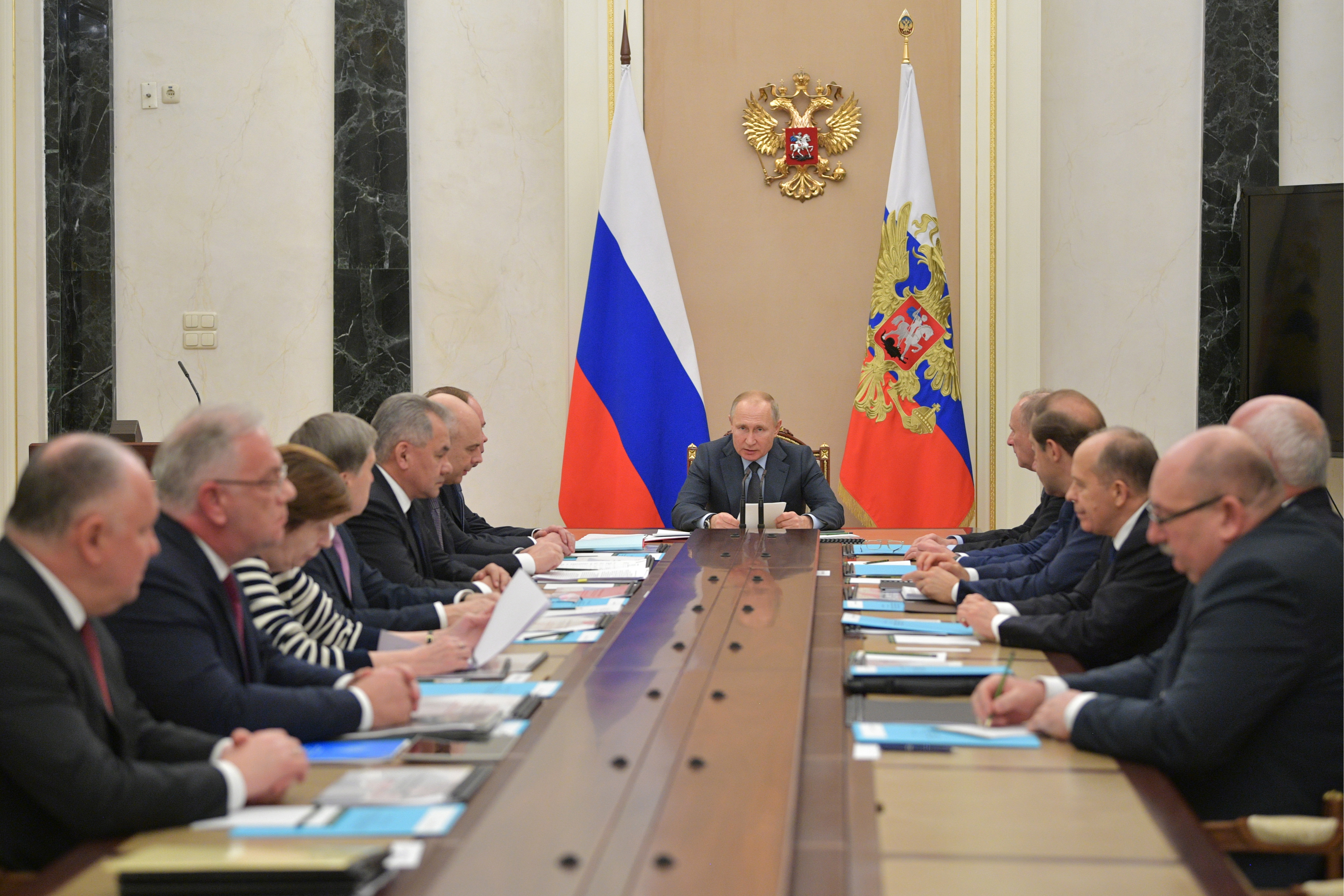 Правительственные комиссии рф. Заседание Путина.