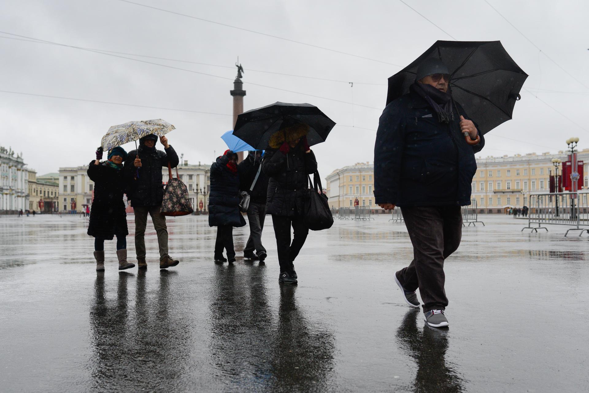 Сколько градусов в питере