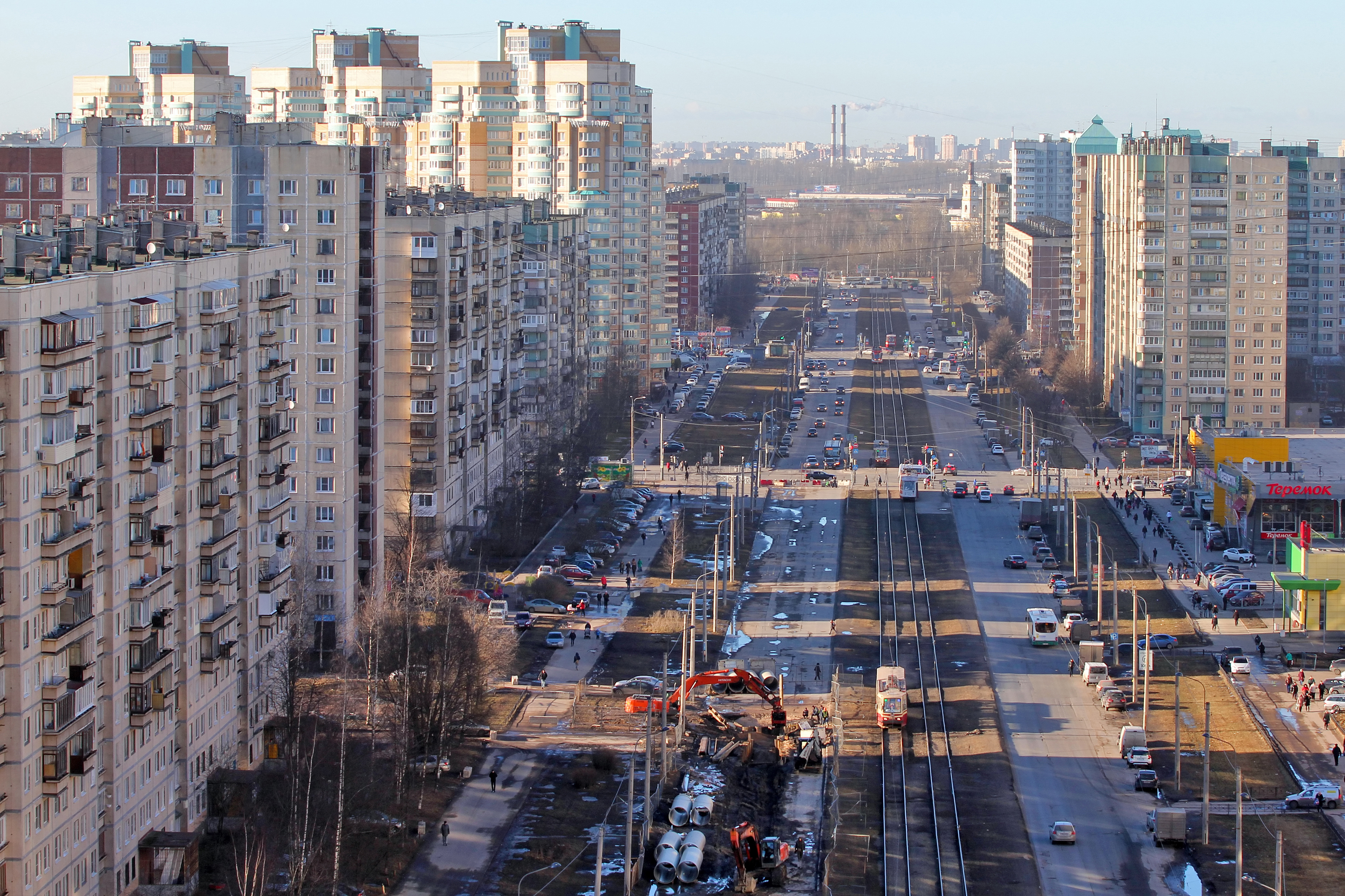 спальные районы санкт петербурга