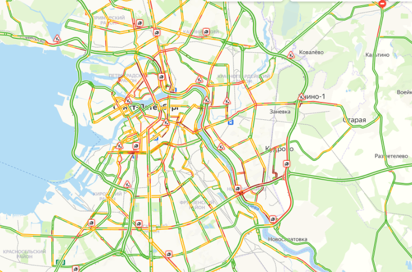 Карта спб пробки. Карта Санкт-Петербурга 2022. Пробки СПБ. Карта СПБ 2022. Пробки 10 баллов.