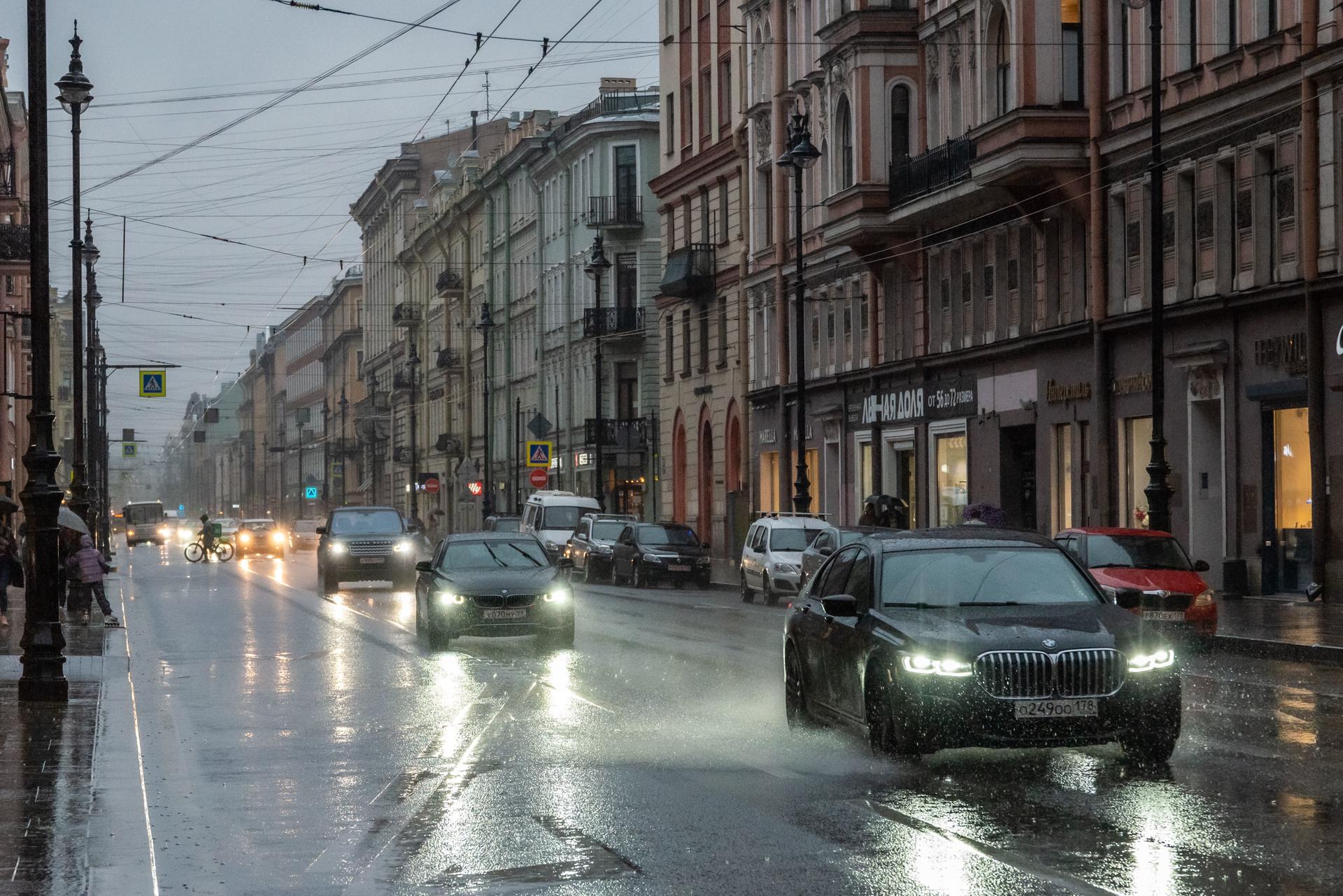 Дождь в Петербурге