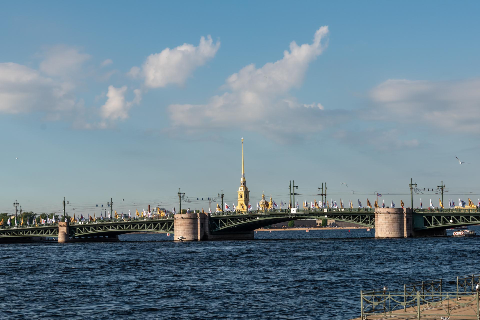 дворцовый и троицкий мост