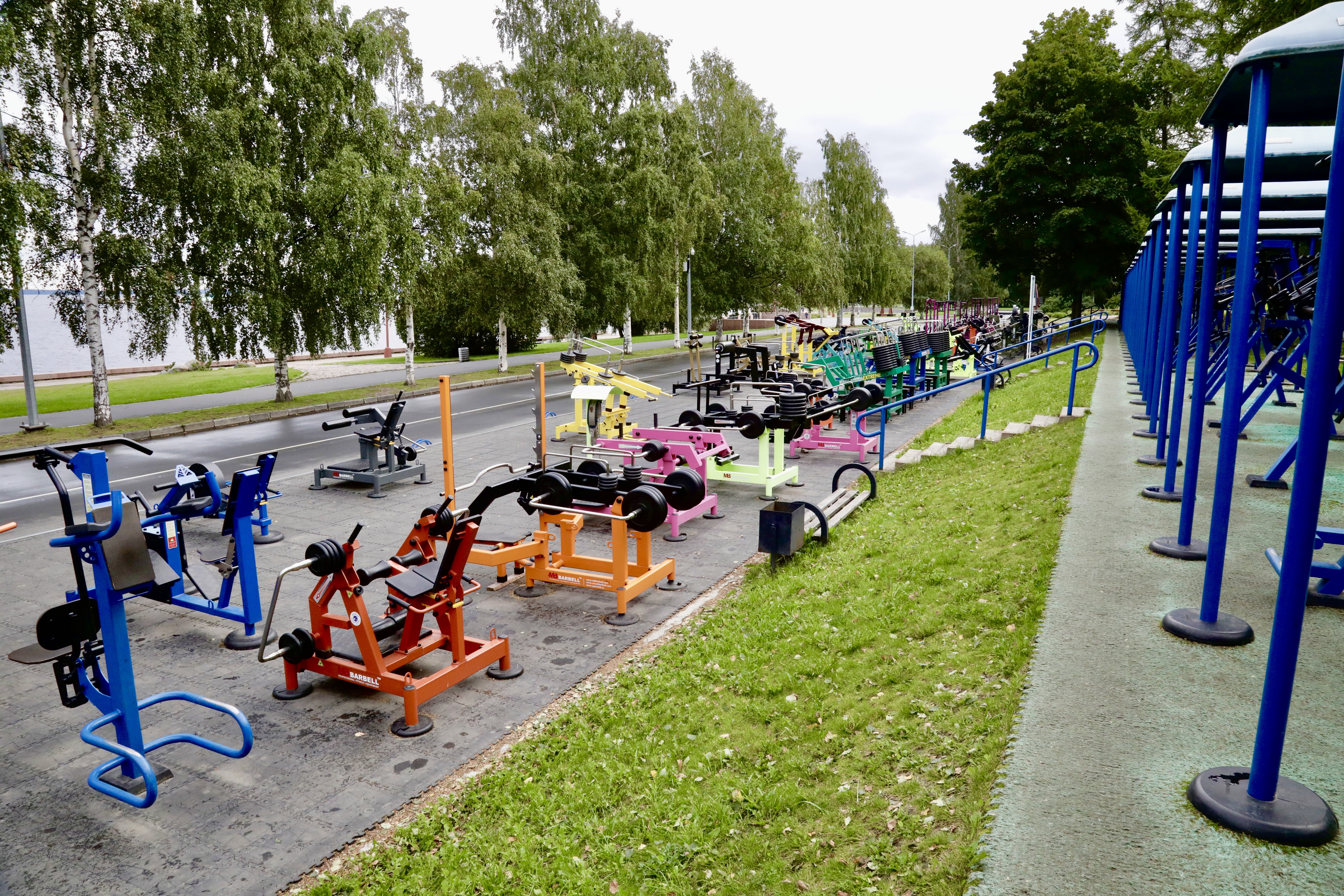 Во дворах Петербурга могут появиться карельские тренажёры