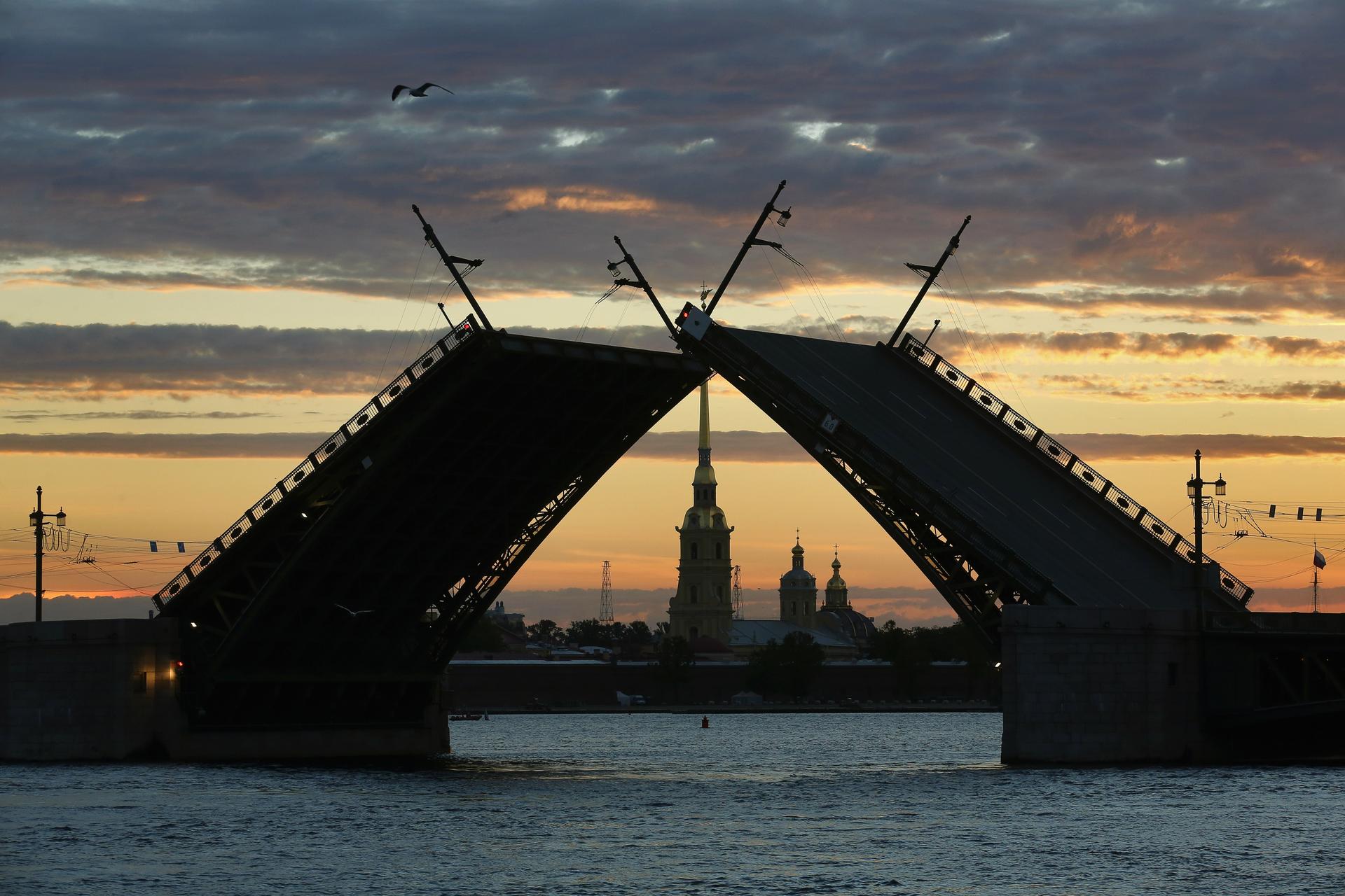 Фото на фоне разводных мостов в санкт петербурге