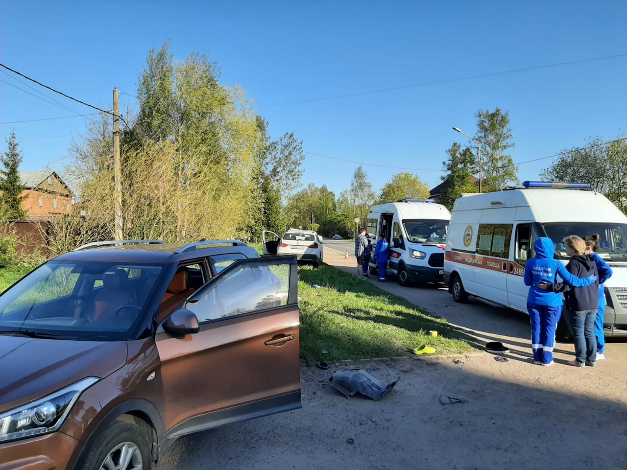 Суд дал два года условно девушке на BMW, сбившей четырёх пешеходов в  Стрельне