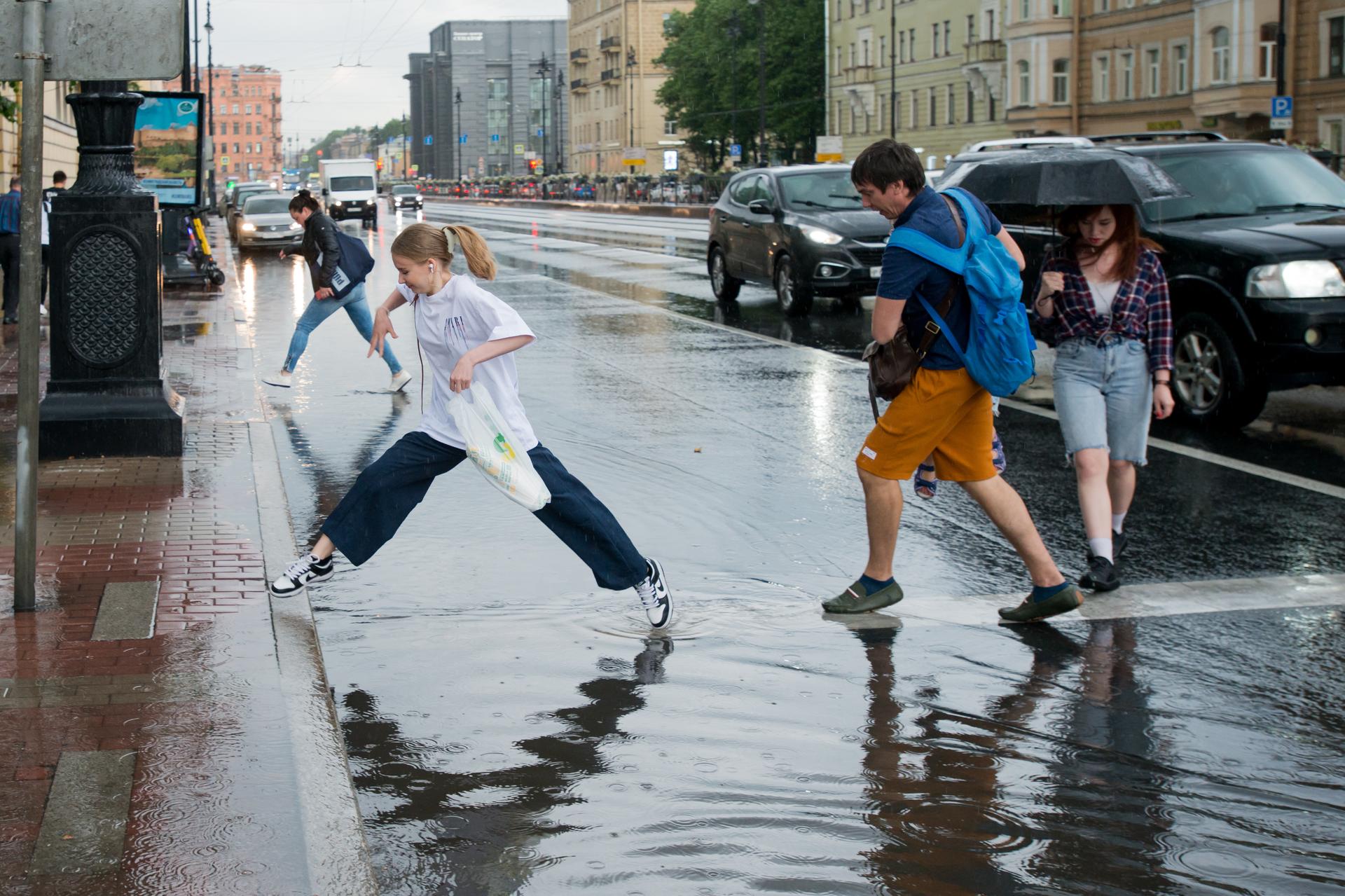 В Красносельском районе за субботу выпало две нормы осадков