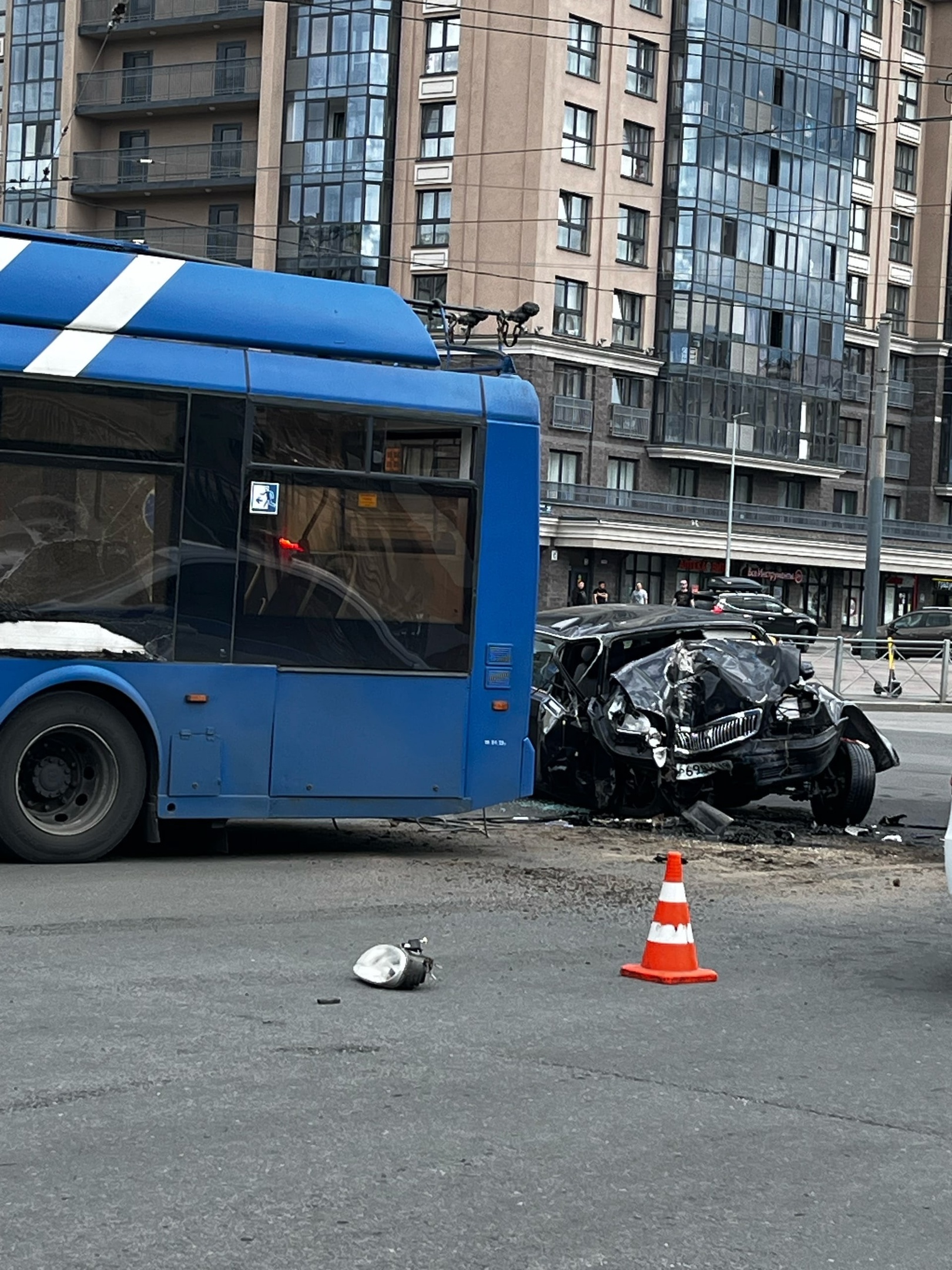 На перекрёстке в Купчино 