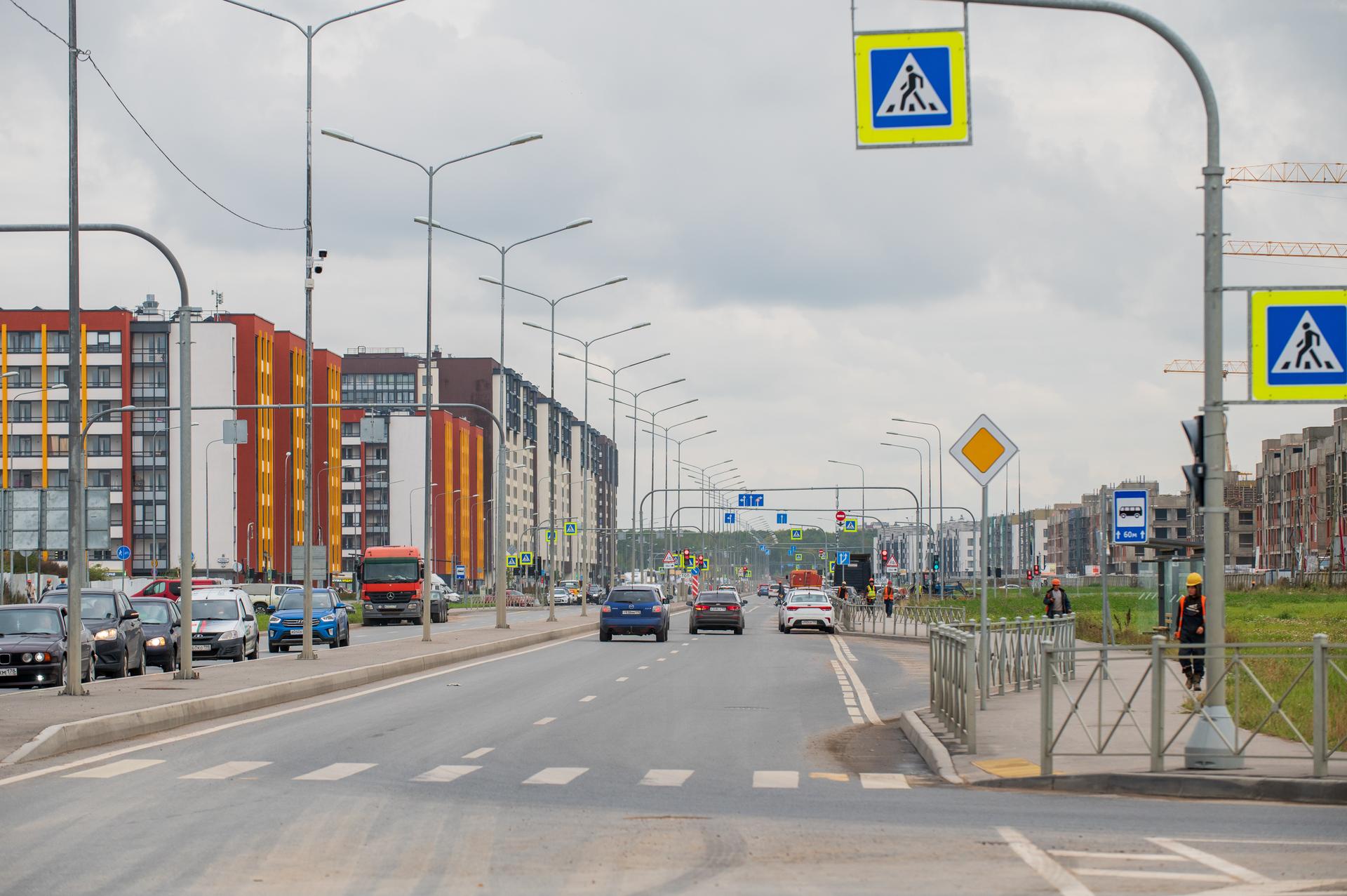 В Петербурге проспект Ветеранов продлят к новым жилым кварталам