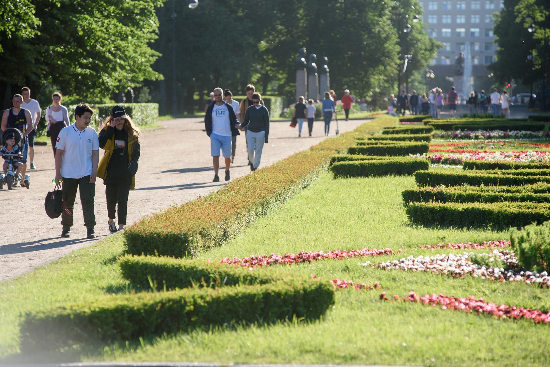 В Петербурге появится девять парков и пять пляжей к 2040 году