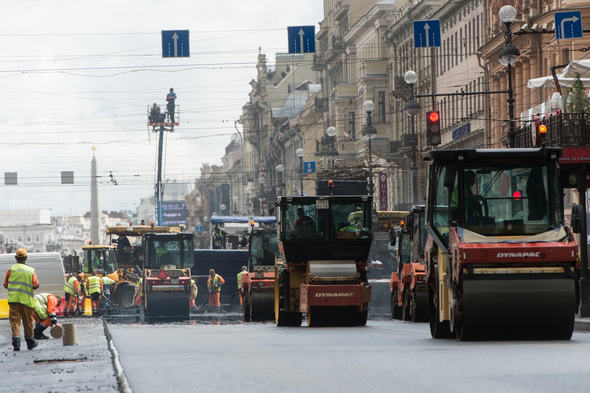 Ремонт дорог Петербург. Орион плюс дорожно-строительная компания.