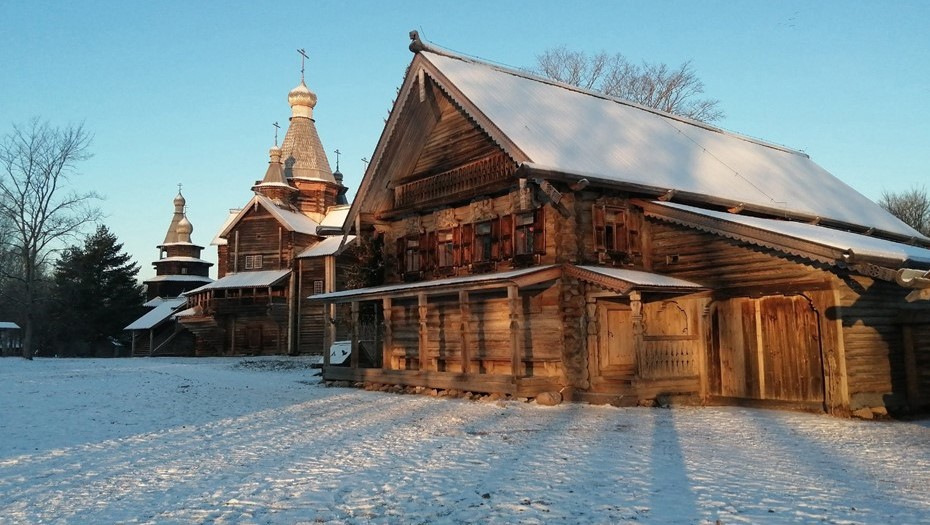 Витославлицы Великий Новгород зима