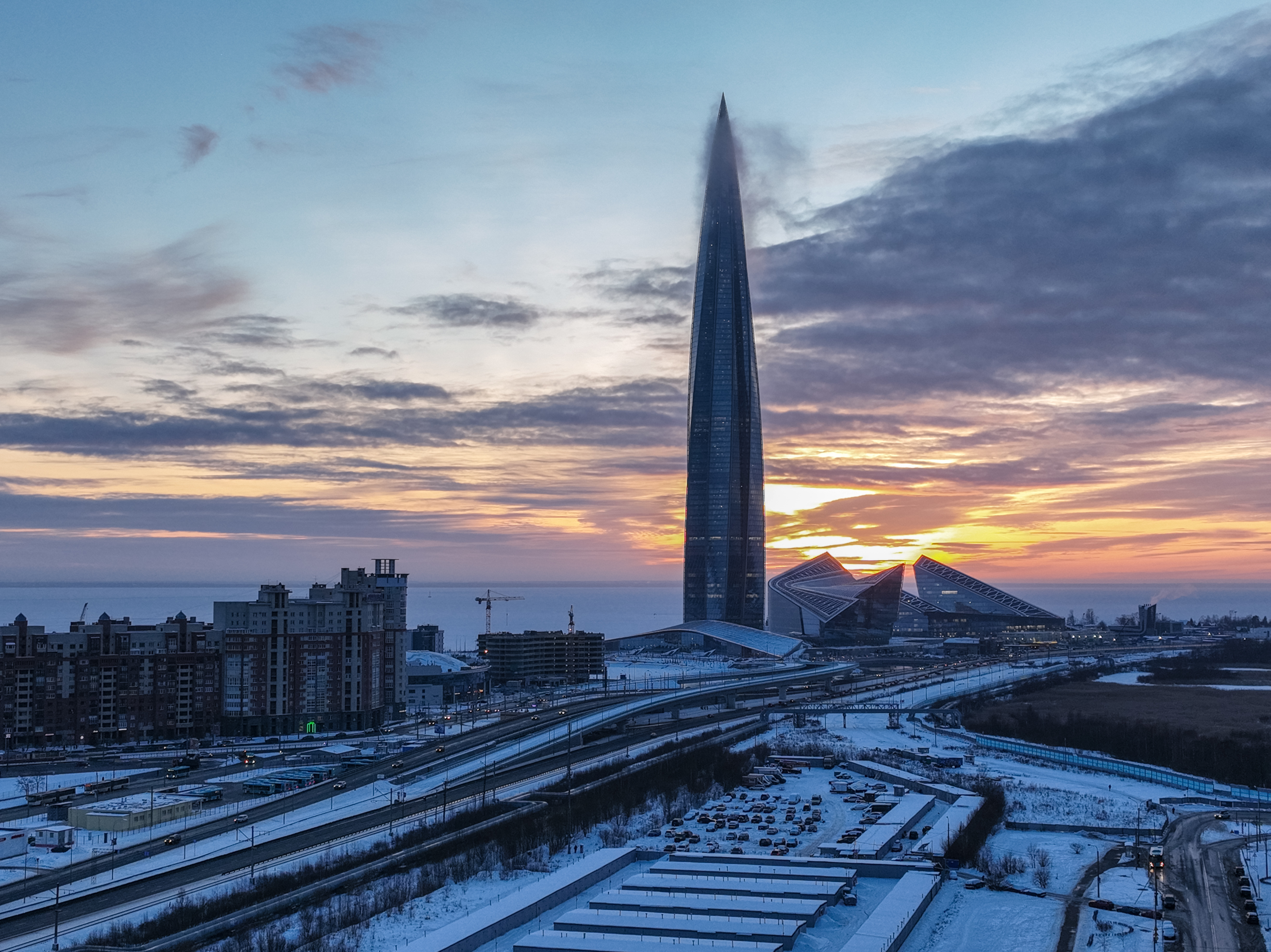 Новые башни газпрома в санкт петербурге. Лахта центр мост. Башня Газпрома в Санкт-Петербурге.