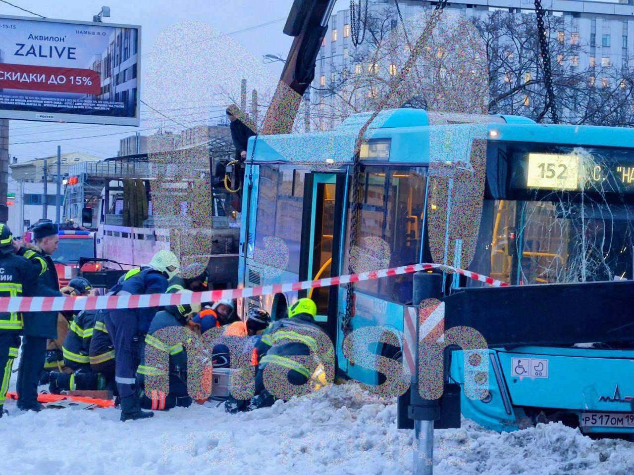 Авария с автобусом в СПб 24 января: причины ДТП