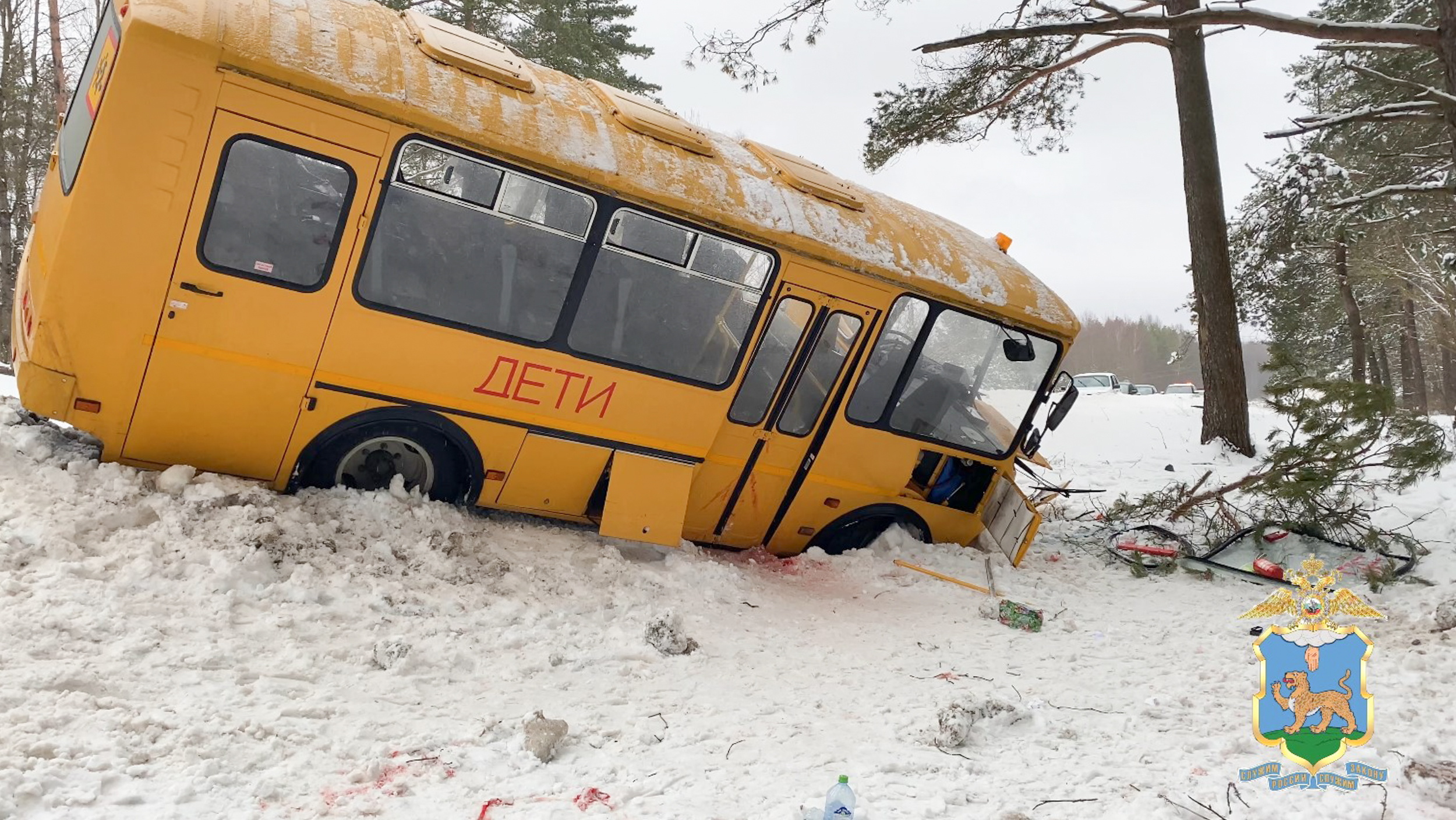 ДТП со школьным автобусом под Псковом: последние новости