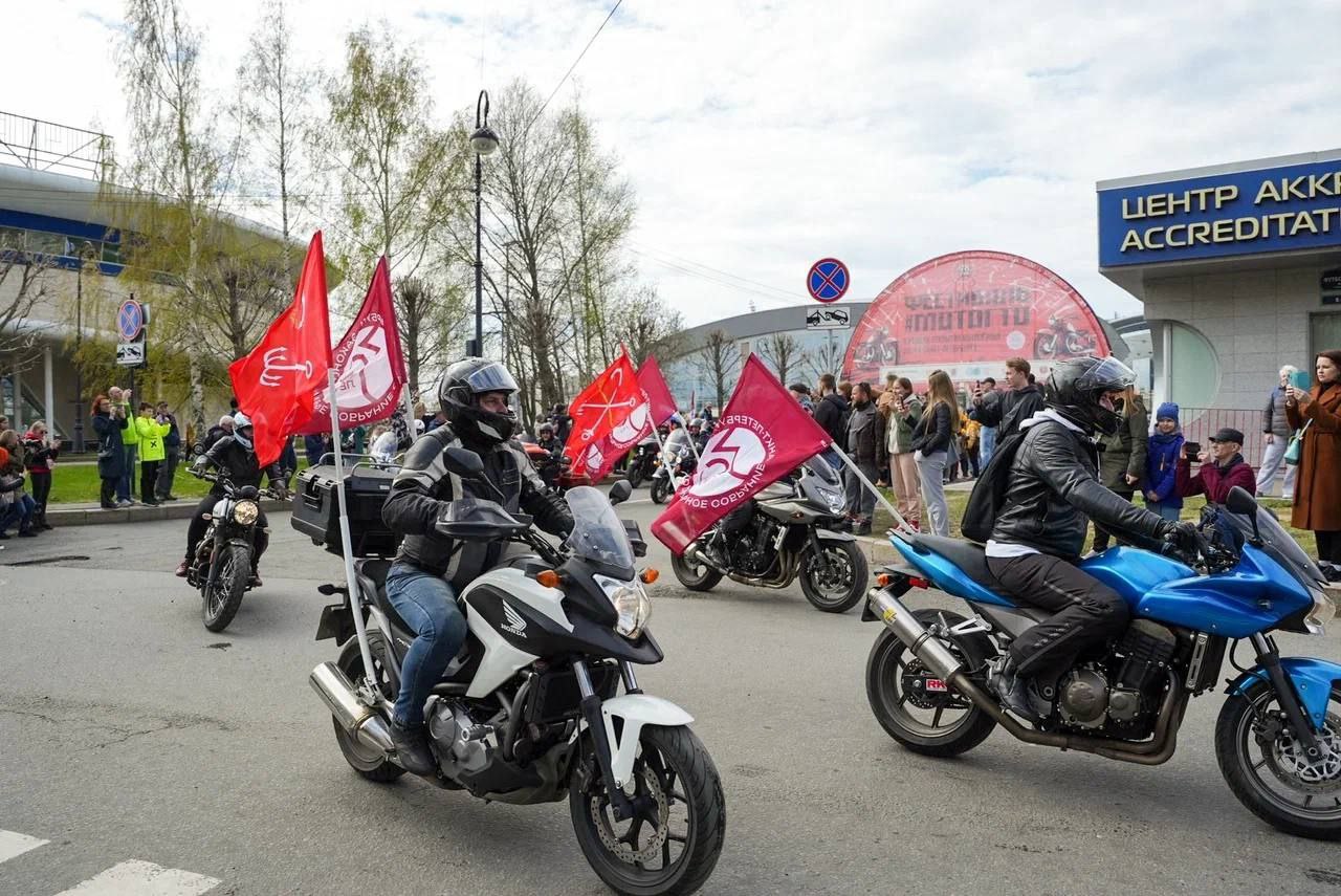 Стал известен маршрут передвижения колонны на открытии мотосезона | Телеканал Санкт-Петербург