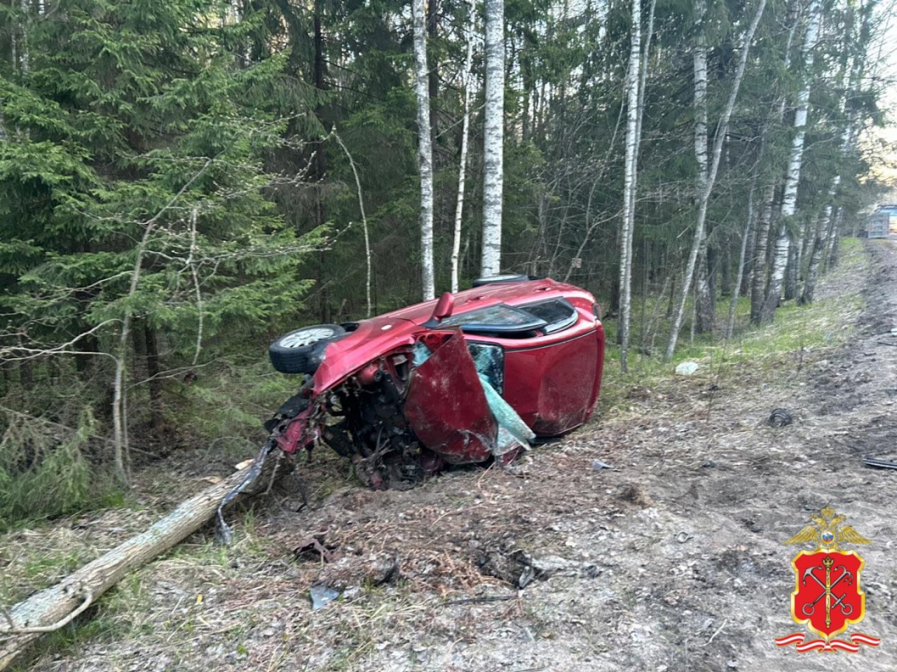 Водитель легковушки погиб в лобовом ДТП с грузовиком в Ленобласти