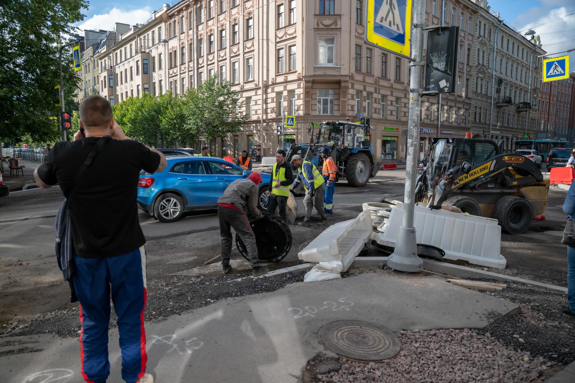 За 5 лет в Петербурге было проведено 40 тыс. работ по улучшению городской  среды