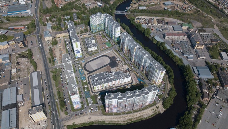 Россия. Санкт-Петербург. Жилой комплекс "Зималето".