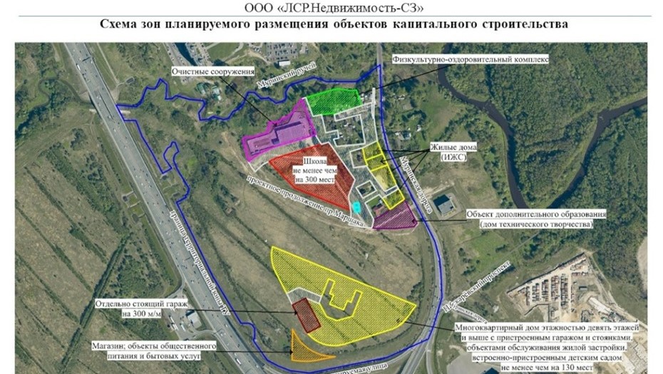В планируемом квартале в Красногвардейском районе половина территории отведена под социальные и инженерные объекты