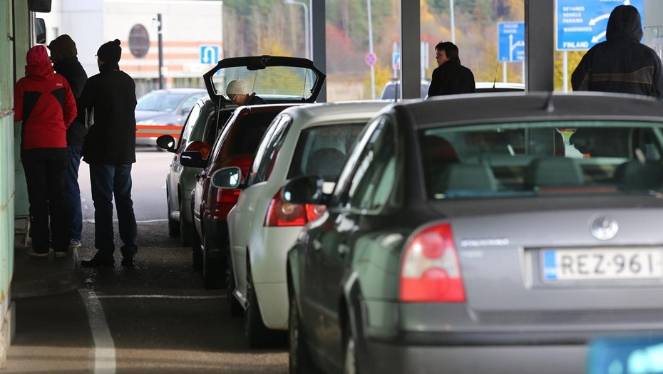 КПП Торфяновка на границе России и Финляндии. Архив.