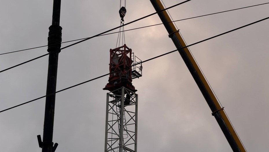 Строительство нового вестибюля станции метро "Фрунзенская"