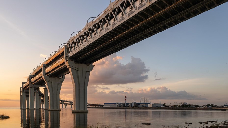 Эстакада "Западного скоростного диаметра" 
