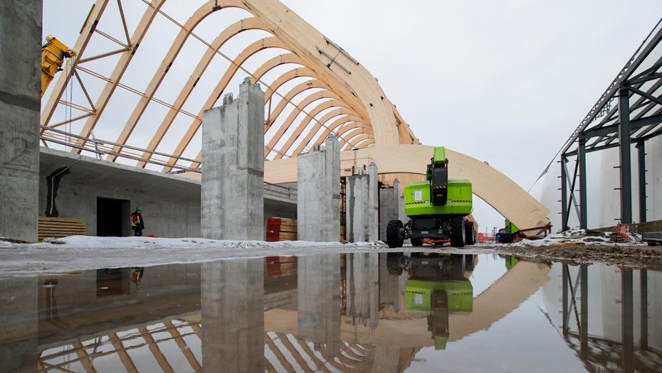 Строительство морского терминала "Port Favor" в Усть-Луге.