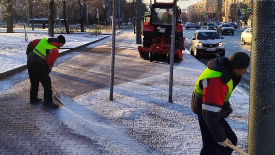 В городе провели противогололедную обработку 15 ноября. В городе провели противогололедную обработку 15 ноября.