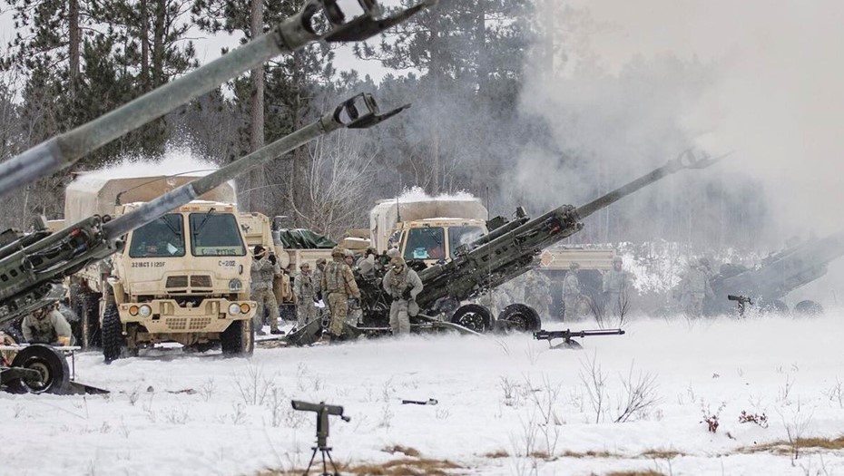 Артиллерийские учения Northern Strike 225 в Финляндии. Артиллерийские учения Northern Strike 225 в Финляндии.