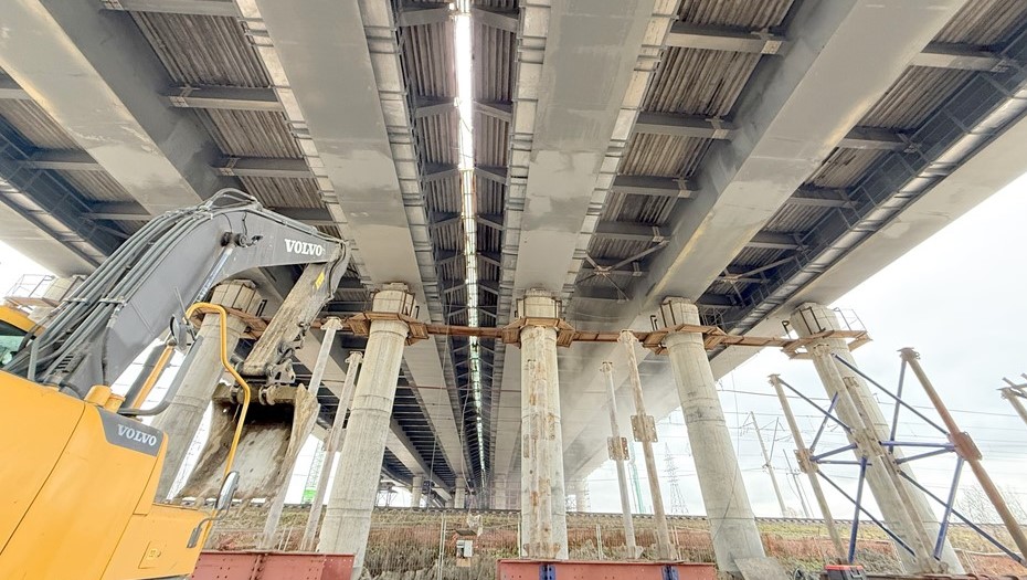 ЮШМ. Витебский путепровод, ноябрь 2025