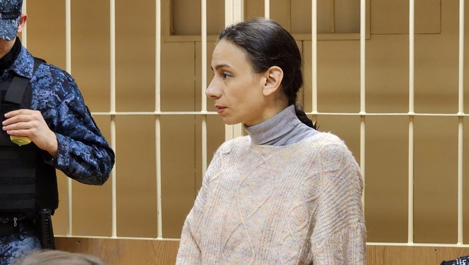 Марина Кохал в зале суда. 