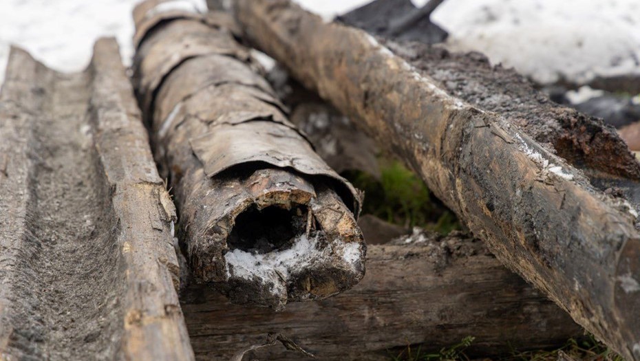 Система водоснабжения XVII века, найденная на Охтинском мысе Система водоснабжения XVII века, найденная на Охтинском мысе