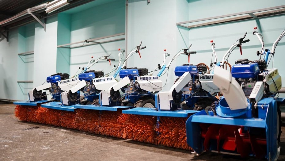 Новая уборочная техника в Васильевском районе