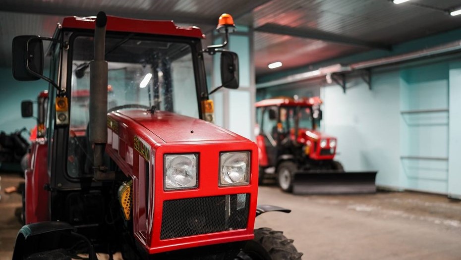 Новая уборочная техника в Васильевском районе