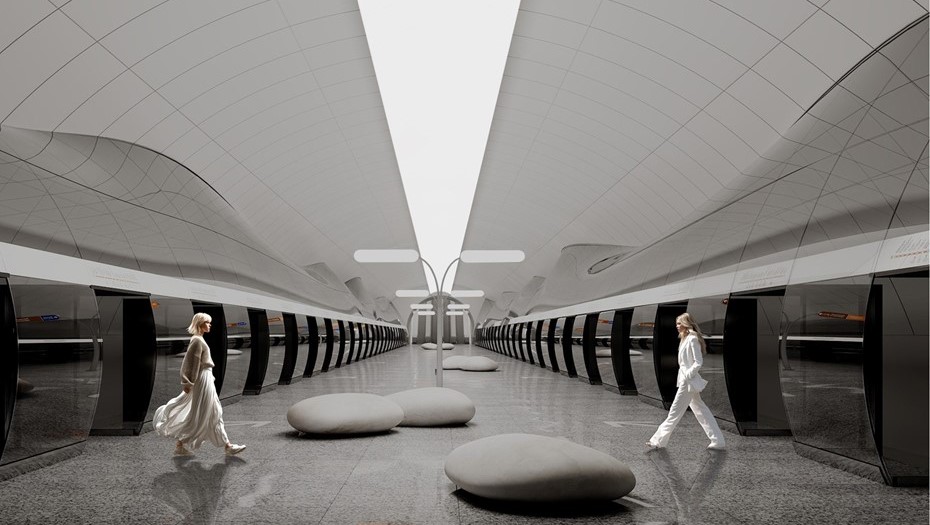 Архитектурный проект станции метро "Лиговский проспект 2"