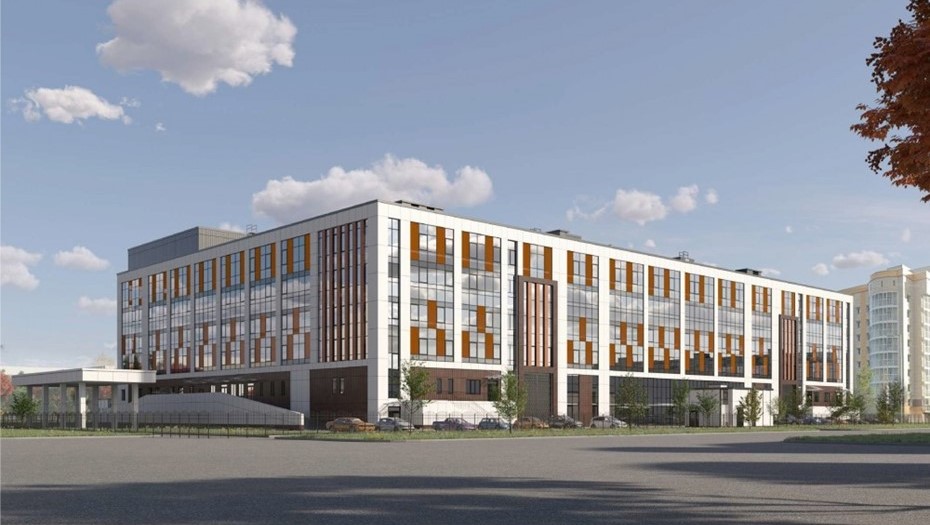 Рендер станции переливания крови во Фрунзенском районе 