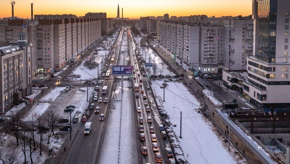 Перспектива Богатырского проспекта. Перспектива Богатырского проспекта.