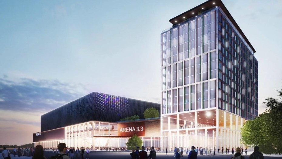 Гигантскую арену на 21 тыс. мест планируют построить близ аэропорта Хельсинки-Вантаа, Финляндия.