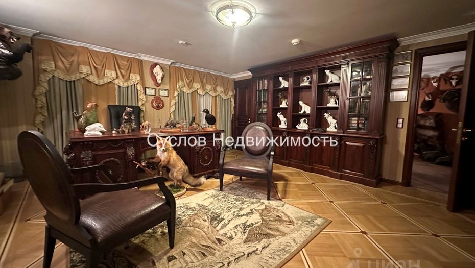 Трофейный дом с коллекцией чучел в Петербурге