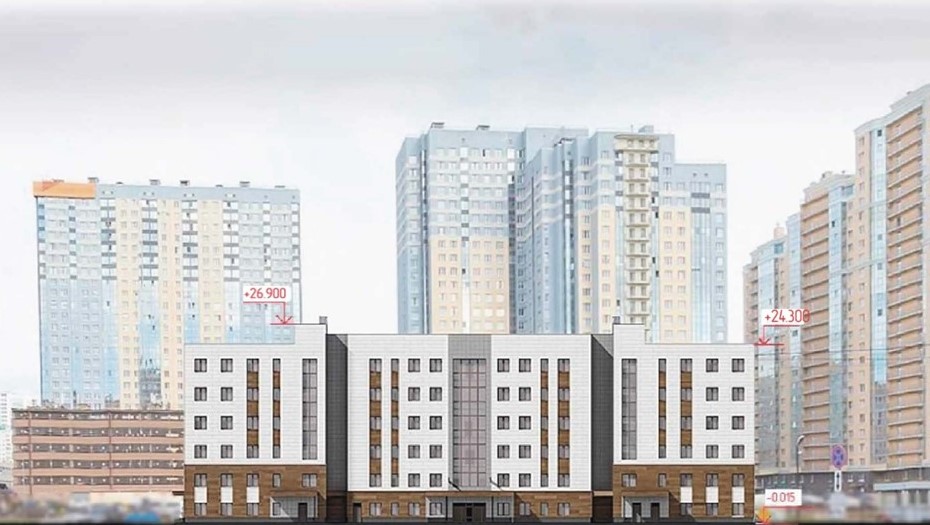 Архитектурно-градостроительный облик диагностического центра на Туристской улице