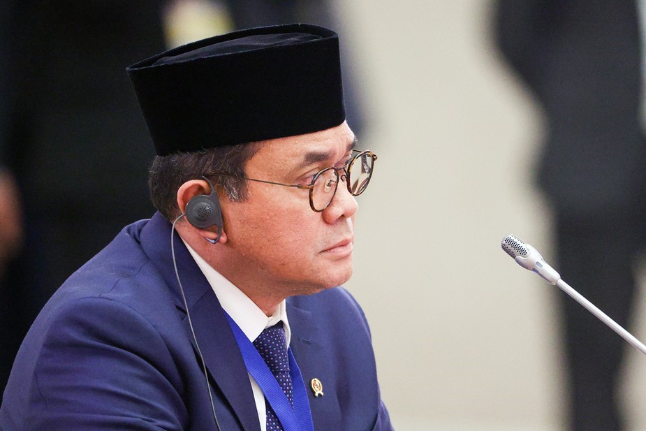 Министр торговли Индонезии Буди Сантосо во время заседания Высшего Евразийского экономического совета в расширенном составе в президентской библиотеке имени Б.Н. Ельцина. 