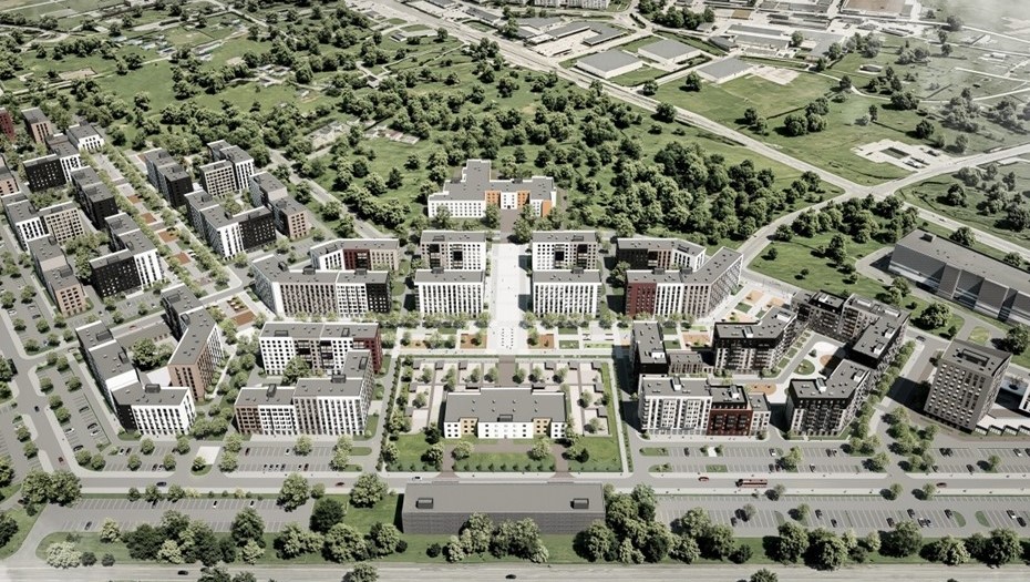 Визуализация застройки в деревне Малое Верево