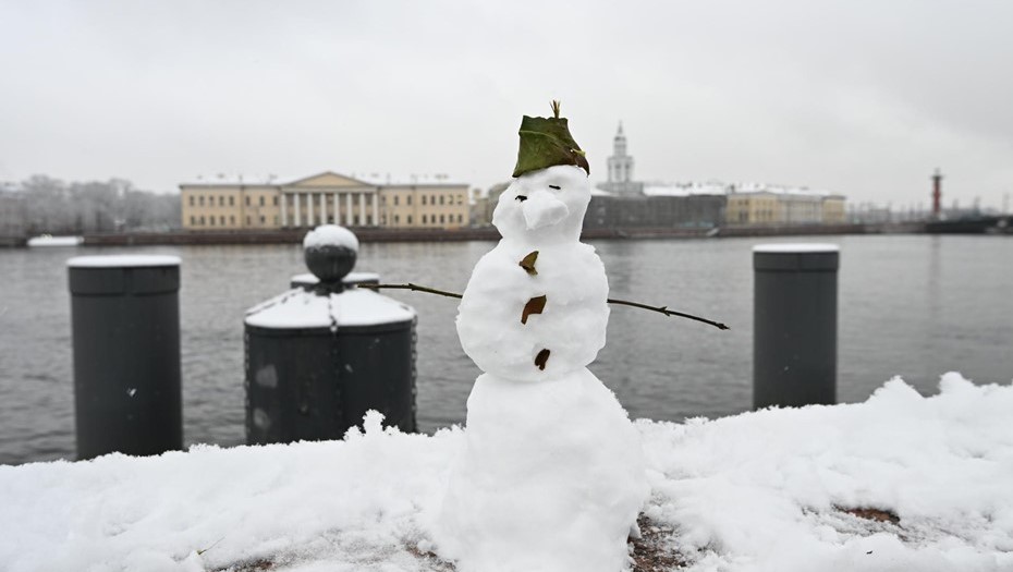 Зима в Санкт-Петербурге.