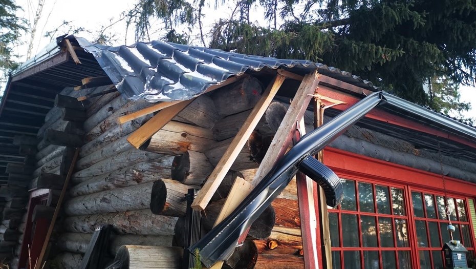 Шторм "Ханнес" принёс многочисленные разрушения в Финляндии.