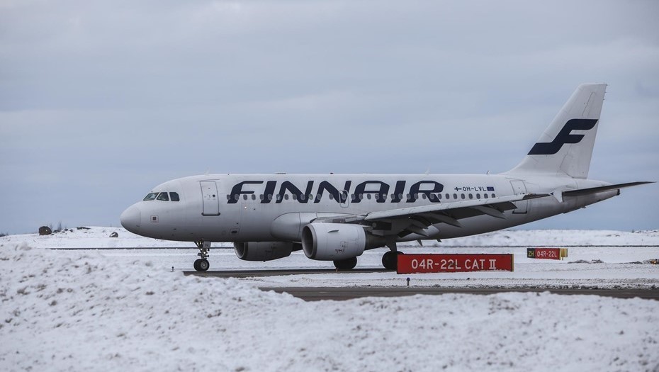 Самолет финской авиакомпании Finnair.